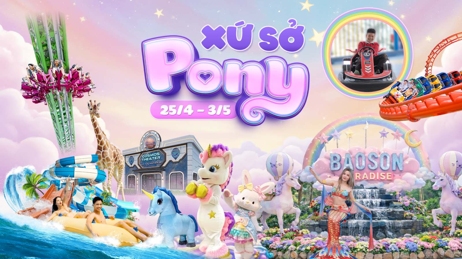 Lễ hội Xứ sở Pony tại Công viên Thiên đường Bảo Sơn