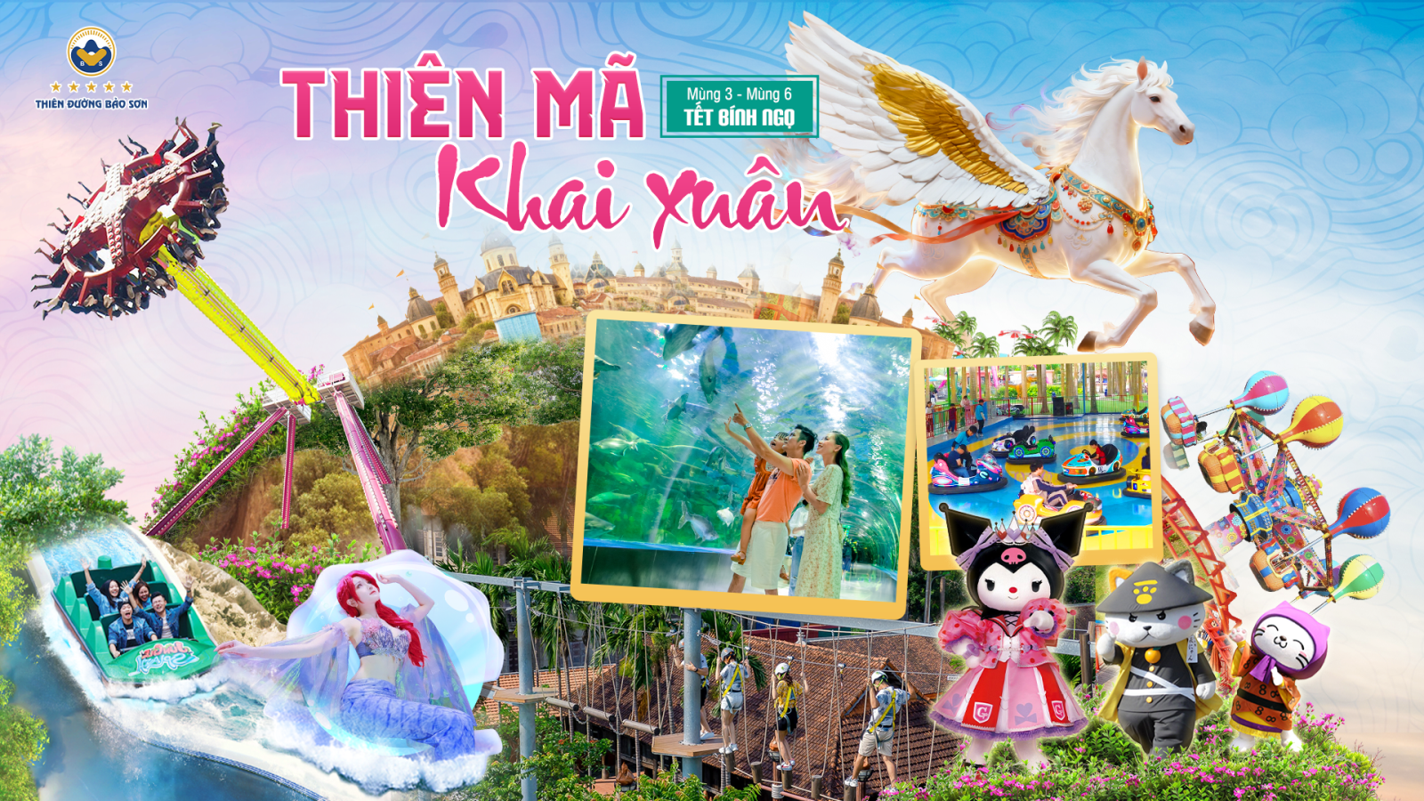 Lễ hội Thiên mã khai xuân - Tết Bính Ngọ tại công viên Thiên đương Bảo Sơn